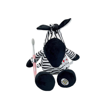 YOUYA DENTAL Tooth Fairy Plush Doll Dental Plush Oral Health Presentation Puppet Zebra Tooth Fairy Dental Educational Plush Small Size Doll with Teeth for Kids Chidren Boys Girls