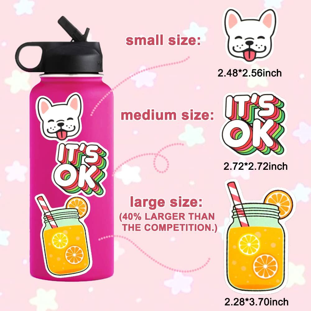 Qtl 250Pcs Cute Vinyl Stickers For Girls Stickers For Kids Teens Girls Easter Basket Stuffers Gifts Water Bottle Stickers For Hy