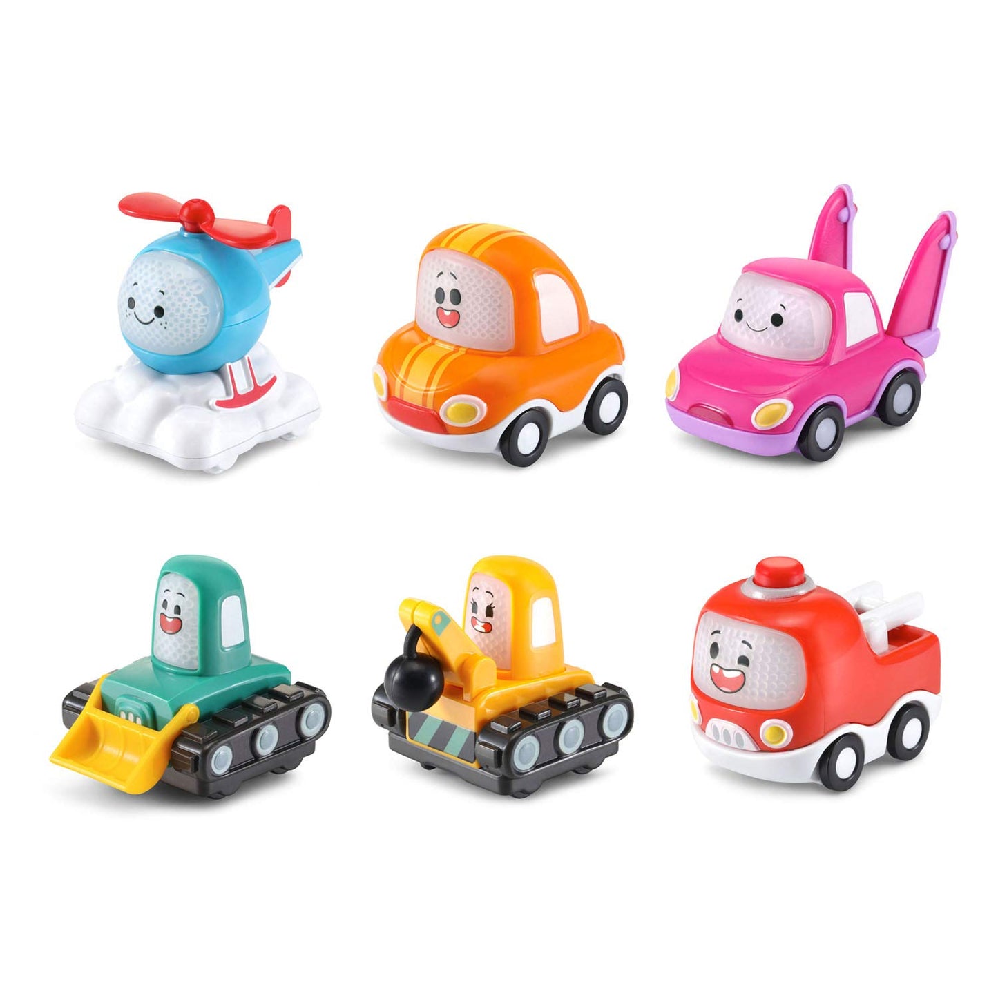 VTech Go! Go! Cory Carson PlayZone Mini Character 6-Pack, Multicolor - Fun and Engaging Playset for Kids