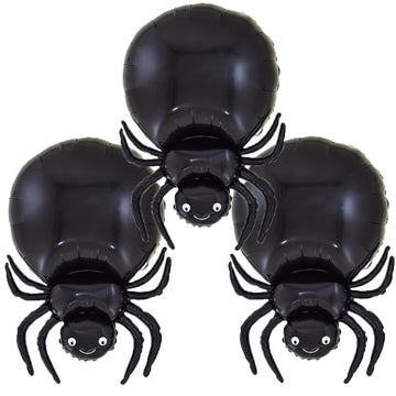 Hadckja Spider Balloons Halloween Balloons Spider Foil Balloons For Spider-Themed Party Birthday Party Supplies Decorations Hall