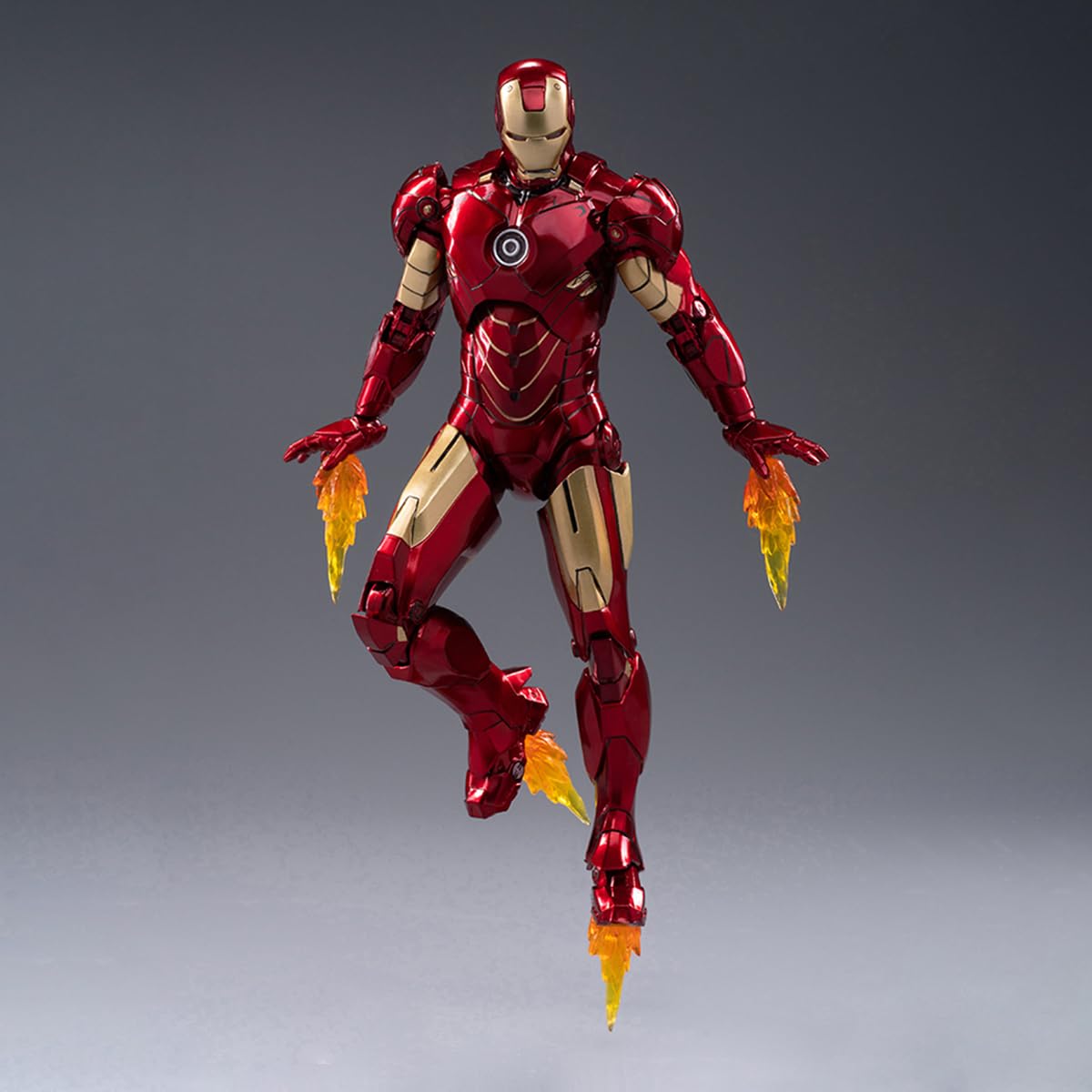 Hiplay Zd Toys Collectible Figure Full Set: Anniversary Series Non-Luminous Version: Iron Man Mk4 (1906-04), 1:10 Scale Miniatur