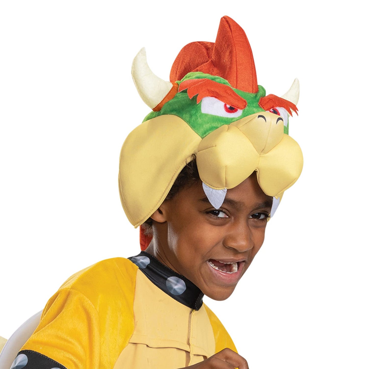 Bowser Costume Hooded Jumpsuit, Official Super Mario Character Costume For Kids, Size (4-6)