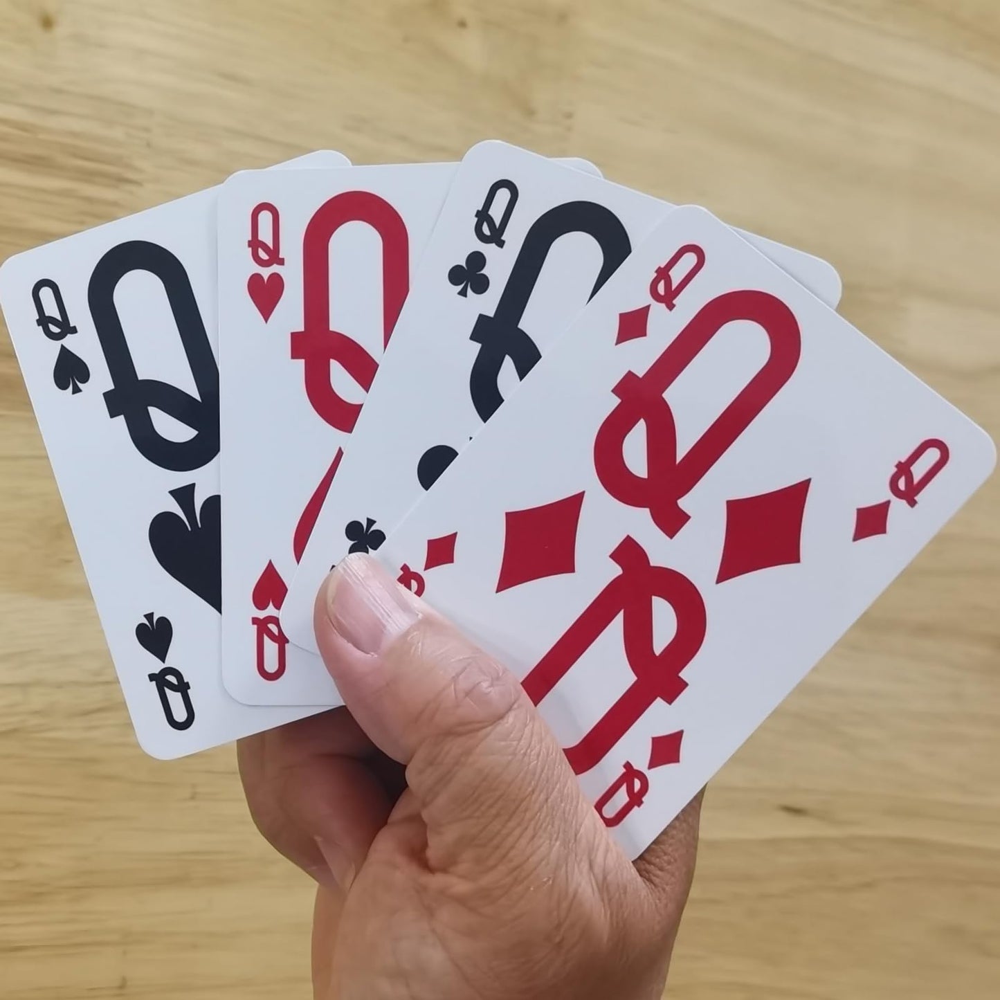 Ooelyy 2 Pack Elite Low Vision Playing Cards, Large Print Playing Cards, Easy To Read Playing Cards For Visually Impaired, Educa