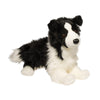 Douglas 16-Inch Border Collie Plush Stuffed Animal | Black/White | Model 10753