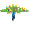 Cxq 60'' Stegosaurus Montessori Busy Board, Sensory Board, Activity Wall Busy Board Panels, Wall Furniture,Interactive Wooden Le