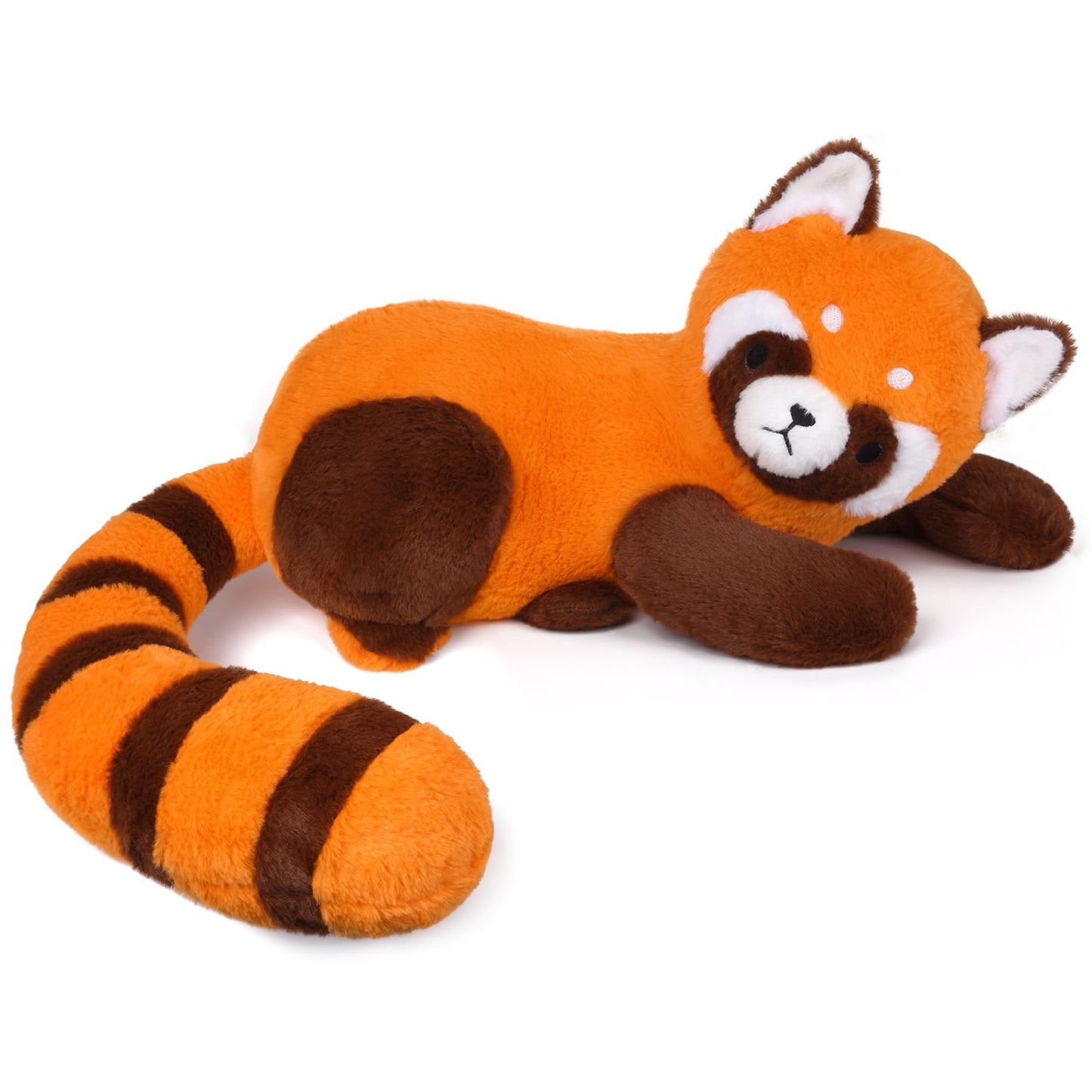Kophinye Red Panda Weighted Stuffed Animal, 17'' 2.4Lbs Red Panda Plush Weighted Plush For Kids, Weighted Red Panda Huggable Pil
