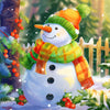 Tulip N Turtle Snow Man Diy Acrylic Paint By Number Kit For Adults Beginner Canvas Painting By Number Acrylic Painting. Wall Dec