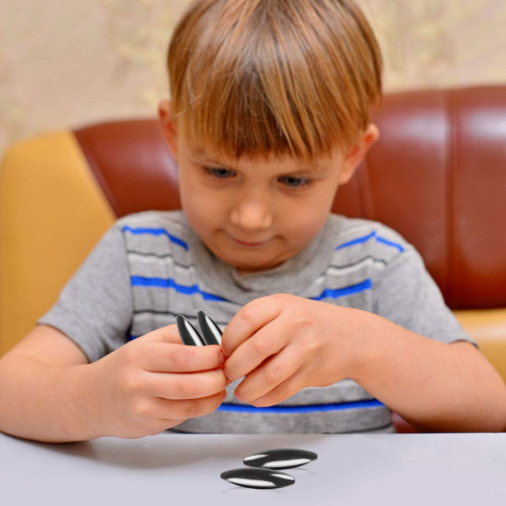 ArtCreativity Magnetic Rattlesnake Eggs Set of 3 Pairs Magnetic Fidget Toys for Kids Rattle Snake Egg Toys with Powerful Magnets Fun Animal Zoo and Safari Birthday Party Favors