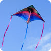 Orgcldkt Rainbow Cruiser Delta Kite-Violet Votex, Kites For Adults,Kites For Kids, Ages 8-12,Ages 4-8,Ages 3-5,Easy To Fly,Beach