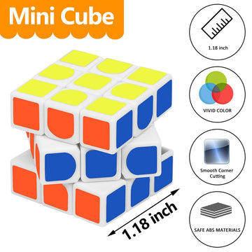 Mini Cube 20 Pack Magic Cube, Puzzle Party Favors For Kids Party Puzzle Game Toys Classroom Rewards & School Prize For Students, Stress Relief Toys Goody Bag Filler Birthday Gift