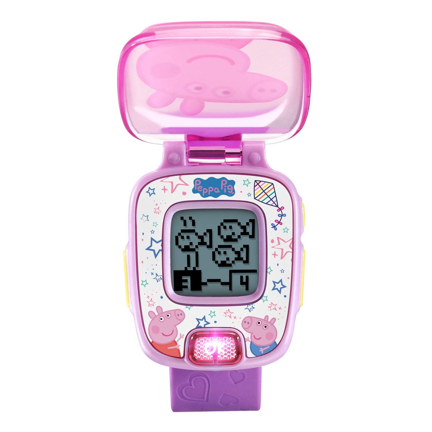 VTech Peppa Pig Learning Watch - Purple, Plastic, Model 80-526000