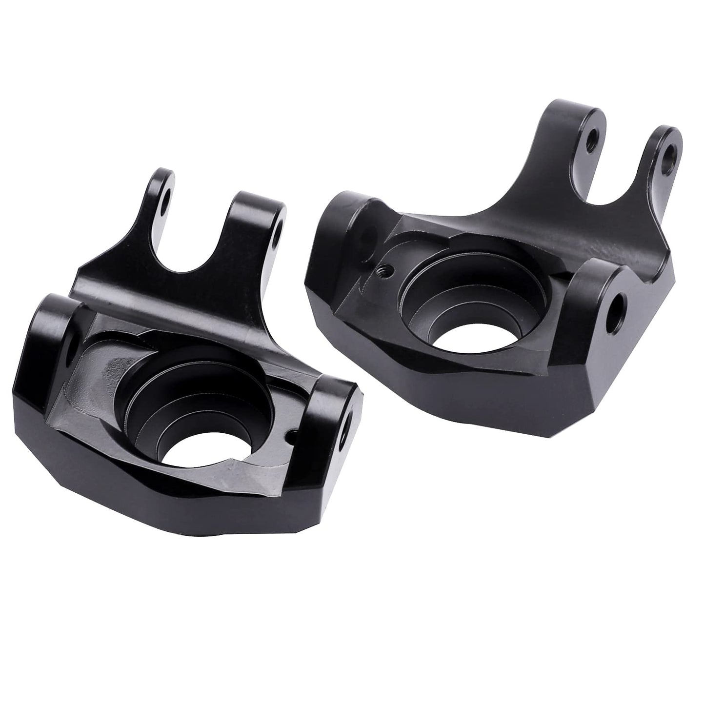 Hobbypark Brass Front Steering Knuckles Heavy Weights For Scx10 Ii Upgrades Compatible With Axial Scx10 Ii Honcho (Black&Gold)