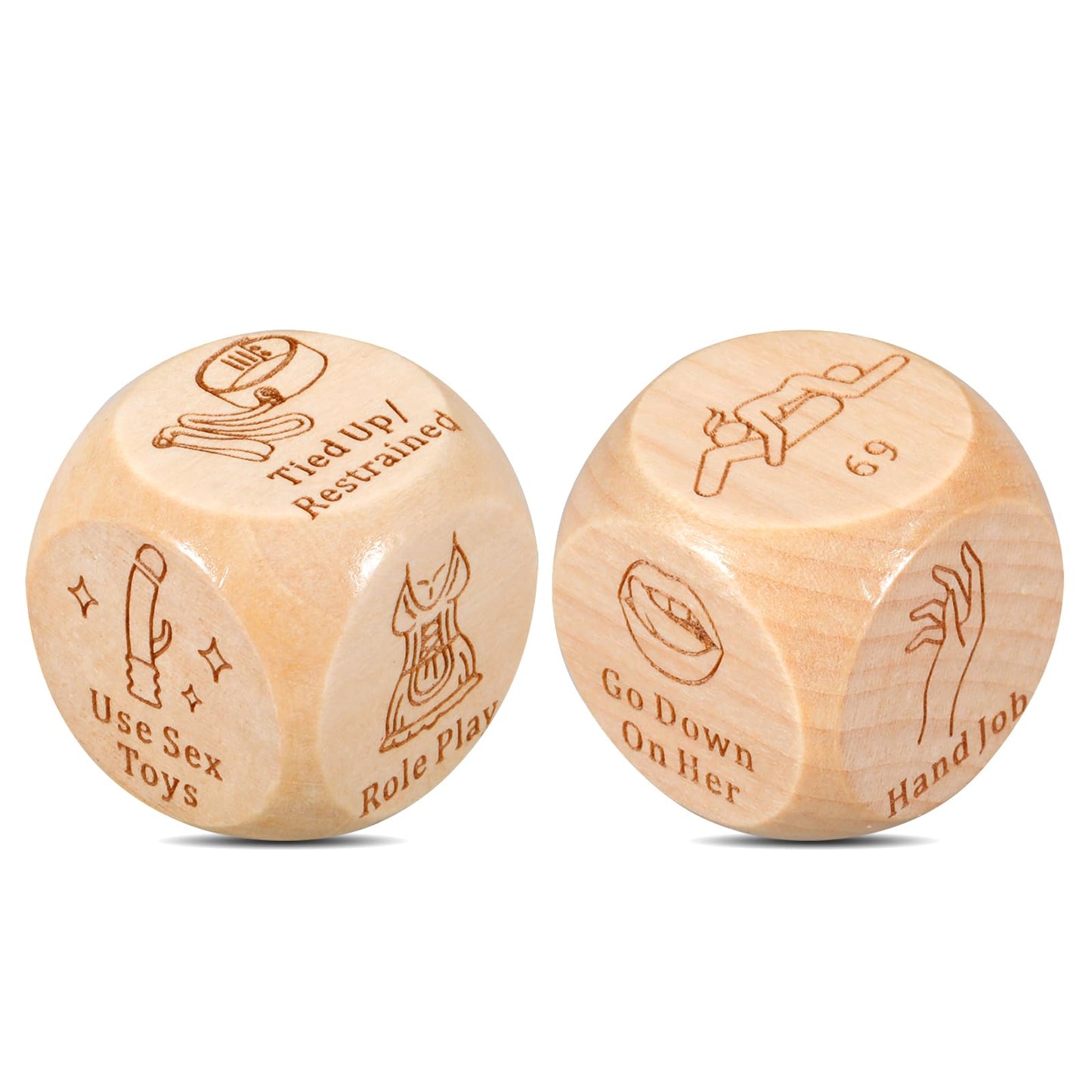 Valentines Day Gifts For Him Her Funny 2Pcs Date Night Ideas Gifts For Boyfriend Couple Bedroom Games Naughty Dice Set Mens Enga