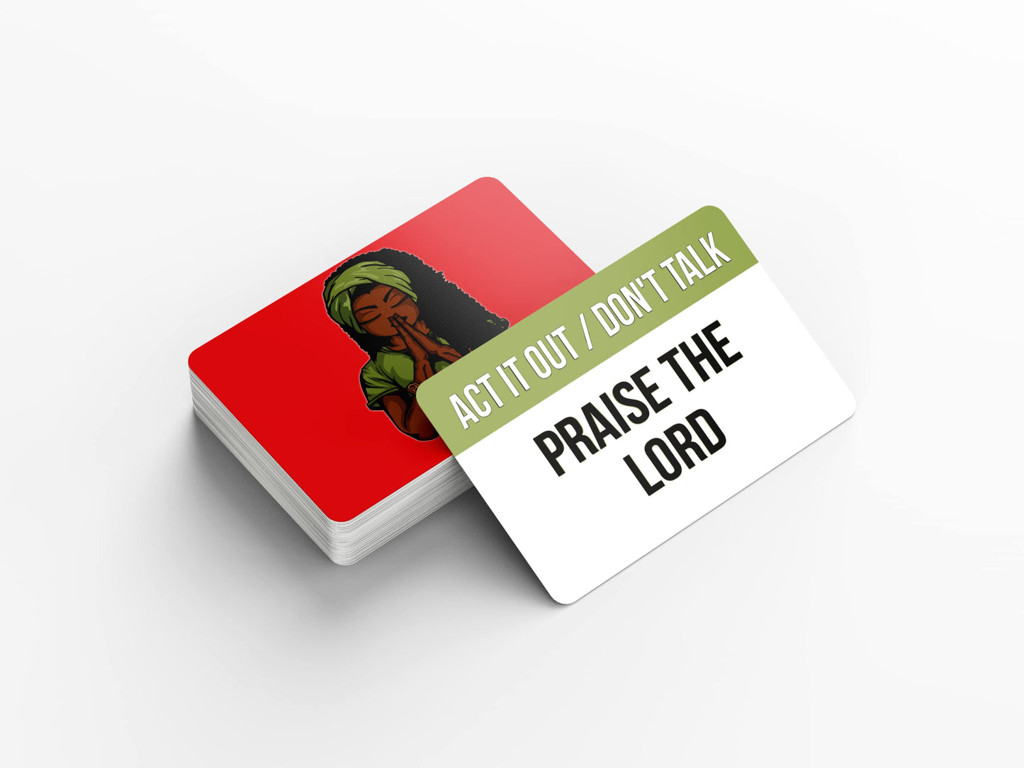 Prayer Warrior - Christian Gifts Bible Trivia Game Charades Card Bible Games For Adults And Family - Christian Gifts For Women M