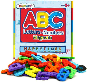 Magnetic Letters and Numbers for Classroom Educating Kids in Fun -Educational Alphabet Refrigerator Magnets Building Preschool T