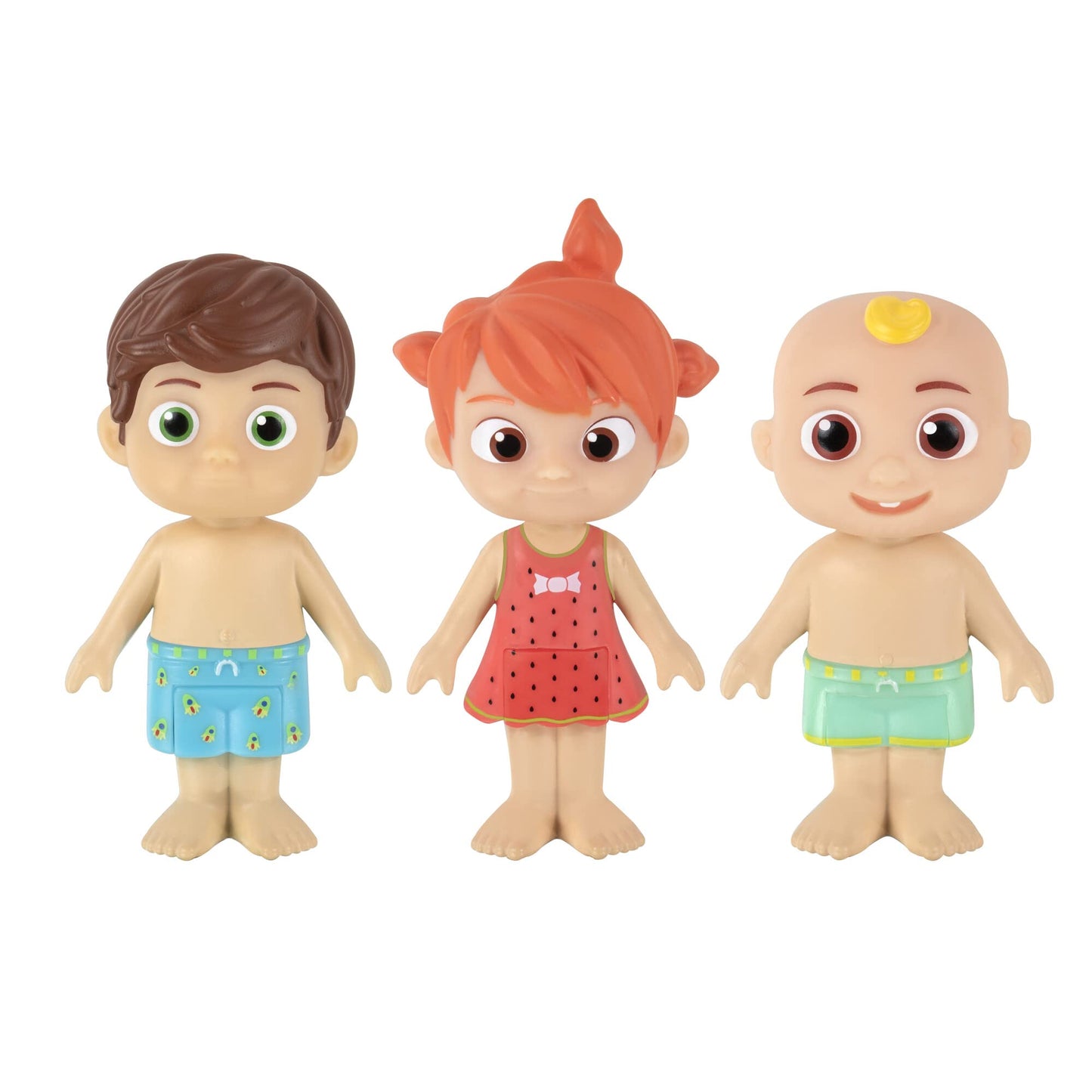 Cocomelon Family Beach Time Fun Playset - Features Jj, Tomtom & Yoyo With Sandcastle, Umbrella, Beach Chair, Towel, Beach Playset