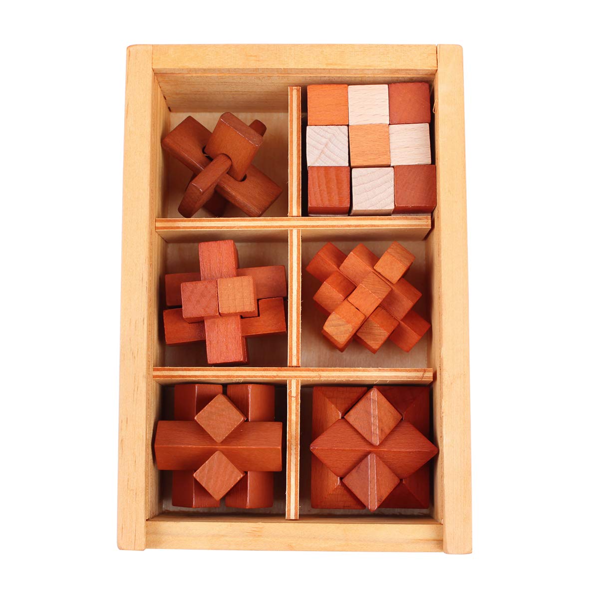Brain Teaser Puzzles 3D Children'S Adult Iq Test Puzzles For Unlock Interlock Puzzle Wooden Toys