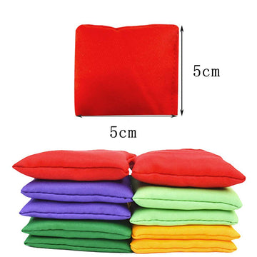 Hslife 20 Pack Colorful Nylon Bean Bags For Bean Bag Toss Game(2' X 2' Assorted Colors)