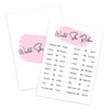 ZEDEV Would She Rather Birthday Party Game Cards - Set of 20, Medium, Paper, Perfect for Teen Girls Sleepover Activities