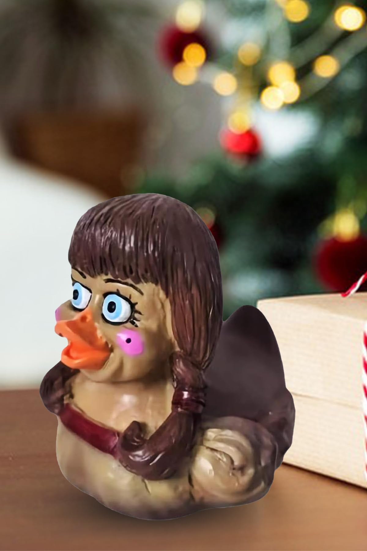 Jabubeagup Unique 3D Printing Duck, 3 Inch Gothic Satanic Duck, Cyberpunk Resin Punk Ducks, Funny Duck Toys, Gifts For Friends B