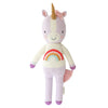 Cuddle + Kind Zoe The Unicorn Regular 20'' Hand-Knit Doll - 1 Doll = 10 Meals, Fair Trade, Heirloom Quality, Handcrafted In Peru