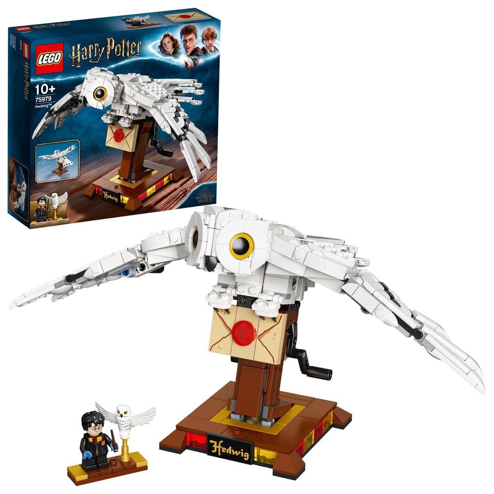 Lego Harry Potter Hedwig 75979 Cool, Collectible, Mechanical Toy, Hedwig The Owl Delivering A Letter From Hogwarts; Great Christmas Or Birthday Gift For Kids Who Love Harry Potter Toys (630 Pieces)