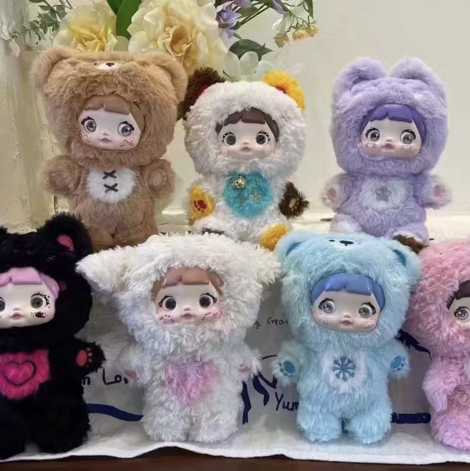 Shopular Nommi Blind Box Plush Doll Nommi Loveliness Never Ends Series Kawaii Plushie Toys Figure Doll Cute Xmas Collectible Bir