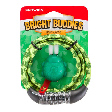 Schwinn Bright Buddies Light And Lock Value Pack, Turtle
