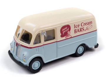 Mini Metals Classic Metal Works 30627 Light Blue & Cream With Red Stripes Ice Cream Bars 1 By 87 Scale Model Car For Internation