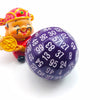 Bescon Polyhedral Dice 100 Sides Dice, D100 die, 100 Sided Cube, D100 Game Dice, 100-Sided Cube of Solid Purple Color