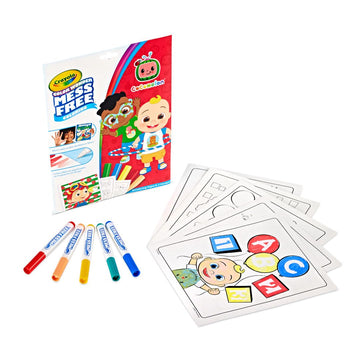 Crayola Color Wonder Cocomelon Coloring Pages & Markers, 23 Piece Set, Mess Free, Multi Color for Kids Ages 3-6