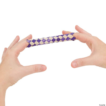 Finger Traps, Classic Party Toys - Bulk Set of 72 in Assorted Colors - Favors and Giveaways