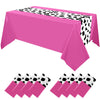 Oudain 6 Pcs 54 X 108 Inch Cow Table Cloths For Party Cow Tablecloth Paisley Table Runner Table Cover Rectangular Birthday Party