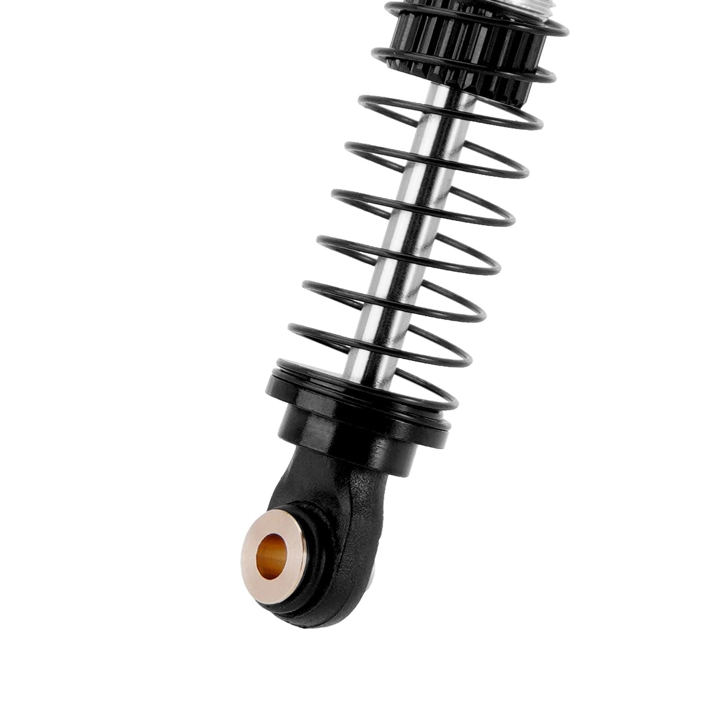 INJORA 59MM Threaded Shock Absorber Oil Damper for 1/18 RC Crawler Redcat Ascent18 Upgrade(Black Silver)
