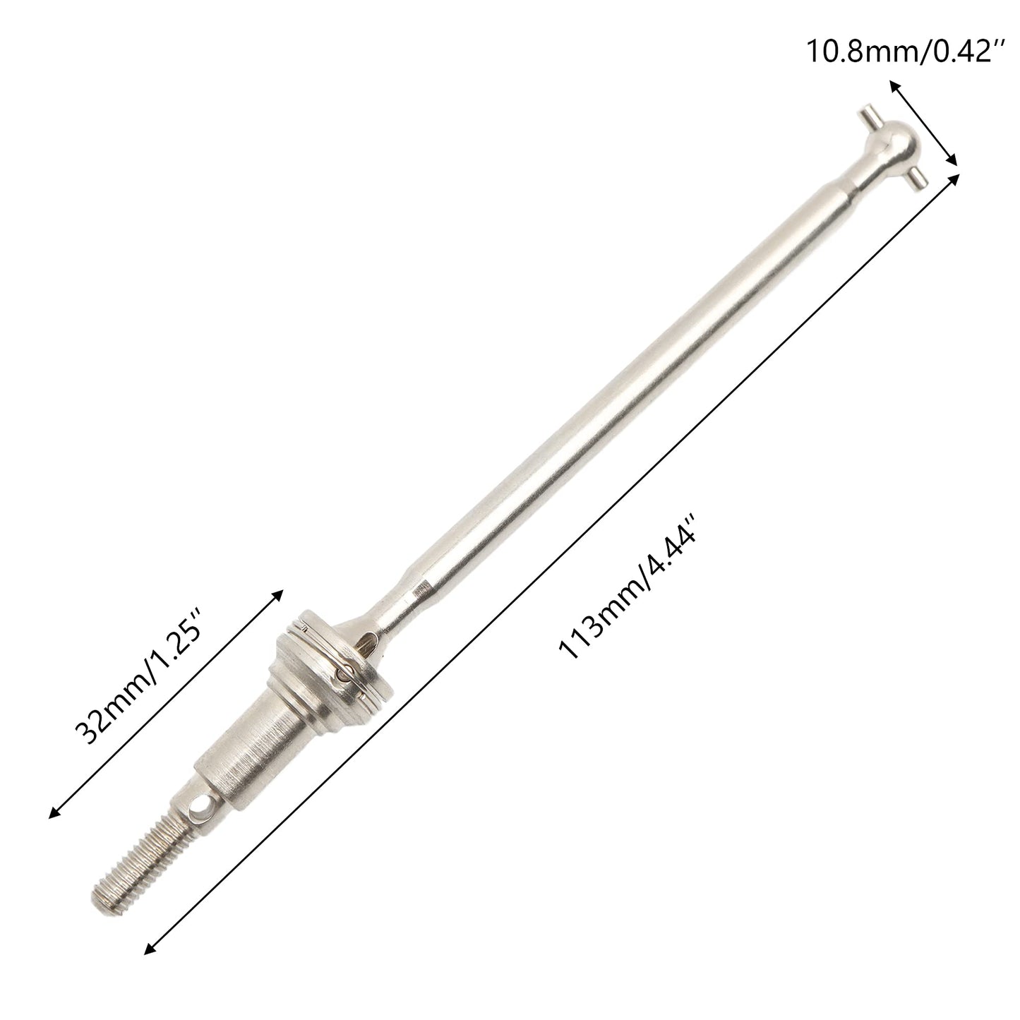 GDOOL Spare Parts Front CVD Shaft Set 25-WJ03 LG-WJ03 920-WJ03 for 1:10 9125 S920 S921 RC Car(2 PCS)