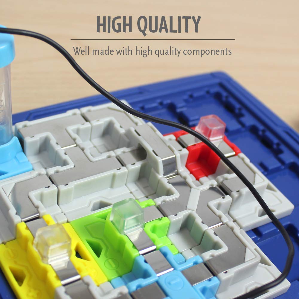 Thinkfun Circuit Maze Electric Current Brain Game And Stem Toy For Boys And Girls Age 8 And Up - Toy Of The Year Finalist, Teaches Players About Circuitry Through Fun Gameplay