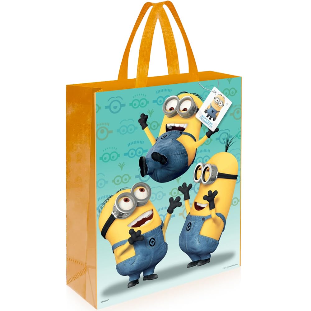 Unique Despicable Me Plastic Tote Bag - 13 x 11, 1 Pc