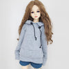 30Cm / 45Cm / 60Cm Doll Clothes 1/3 1/4 1/6 Bjd Doll Accessories Bjd Sd Diy Fashion Hoodie Toys Dolls Clothing (1/4,Gray)