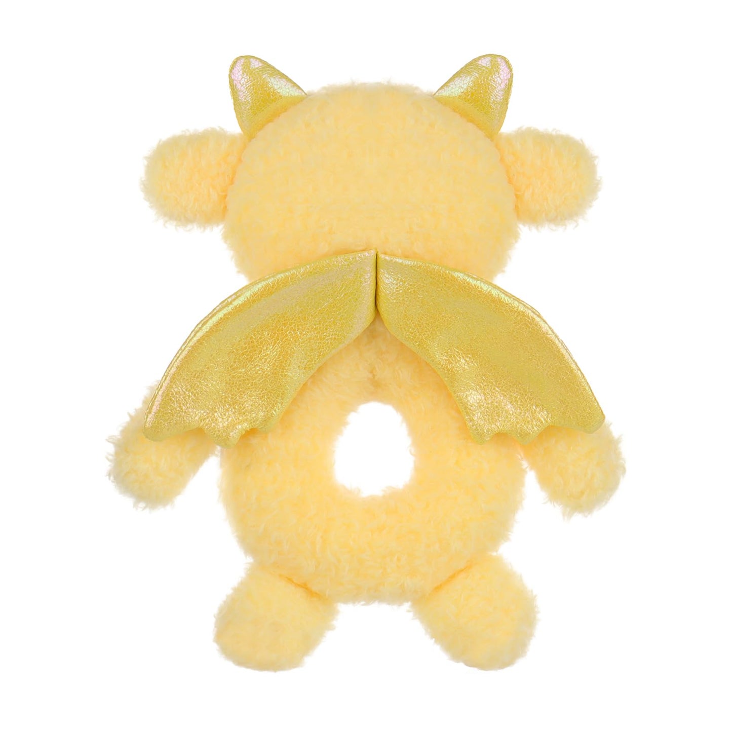 Apricot Lamb Dragon Rattle Soft Baby Rattle For Boys And Girls, Plush Stuffed Animal Rattle Toy Lovey For The Newborn, 0-3 Month