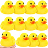 Deekin 6 Pcs Large Yellow Rubber Ducks Bulk Large Duck Bath Toy Squeak Rubber Bathtub Floating Bath For Birthday Party Decoratio