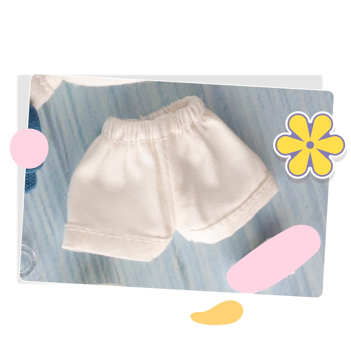 Ymy Ob11 Doll 1/12 Scale Cute Animal Style Doll Clothes Set Doll Birthday (Blue)