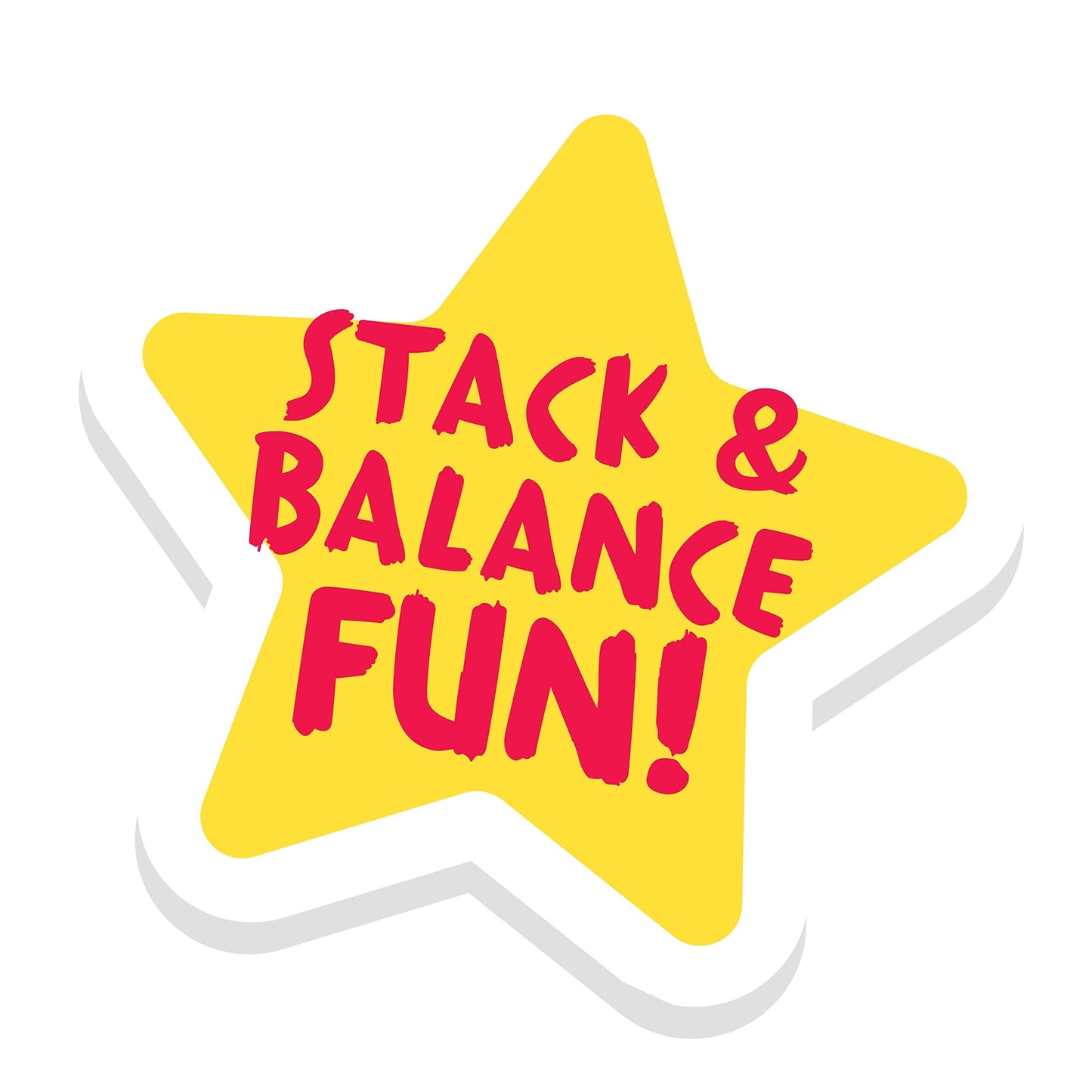 Cocomelon Best Friends Wooden Balance Blocks, Recycled Wood, Officially Licensed Kids Toys For Ages 18 Month By Just Play