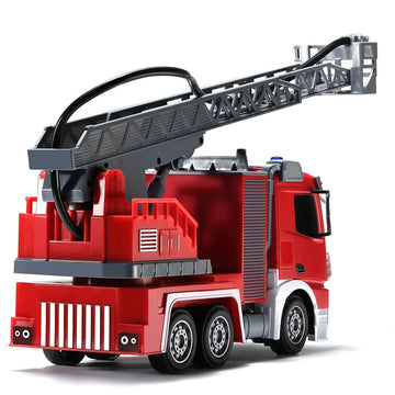 Remote Control Tractor and Trailer Set RC Kids Tractor Toy Front Loader Farm Truck Toddler Farm Toys with Lights and Sound, Meta