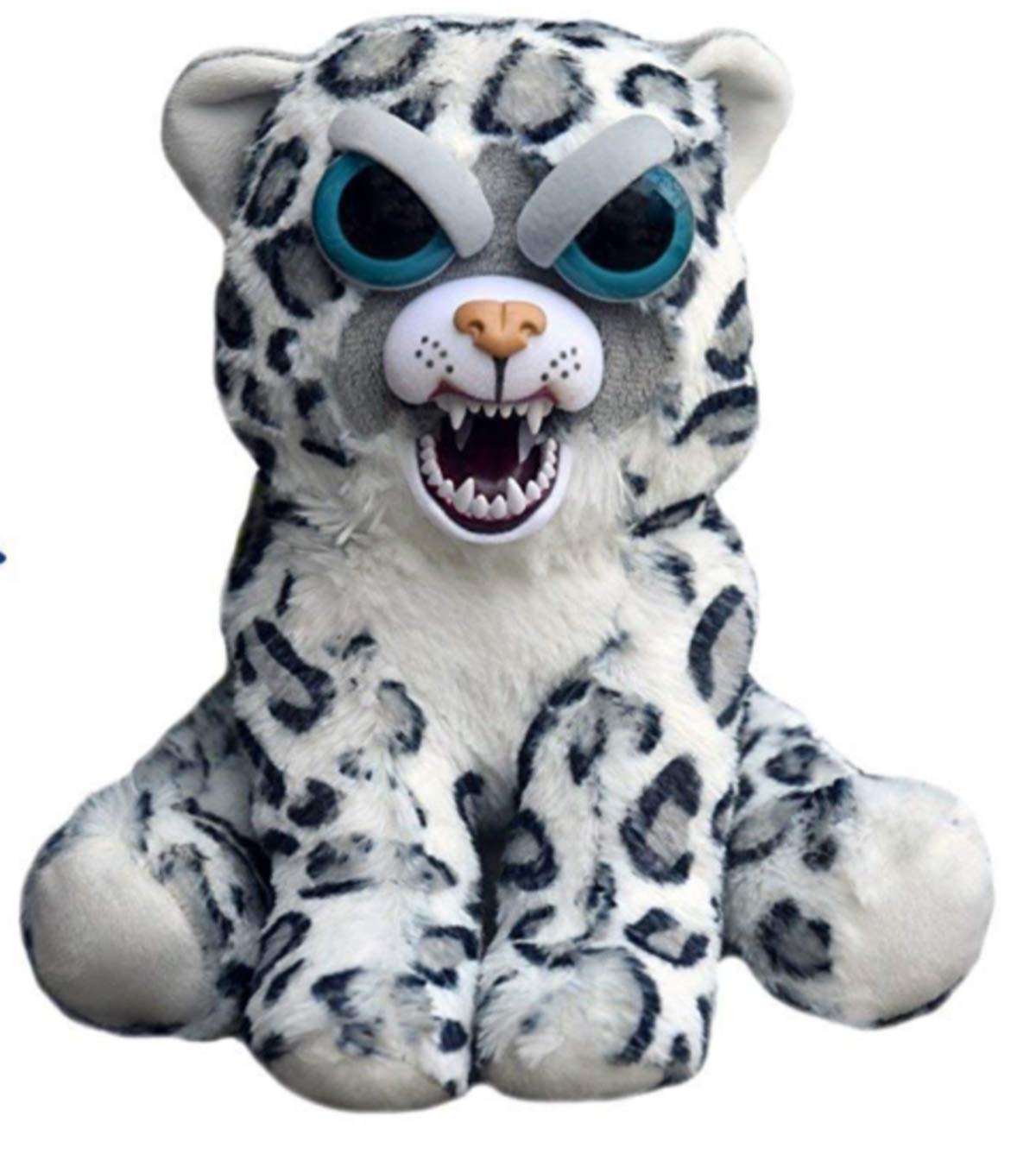 William Mark Corp Feisty Pets Lethal Lena Plush Snow Leopard 8.5" Multi-colored Polyester