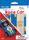 Works of Ahhh... Mini Craft Set - Race Car Build & Paint Family Craft Set