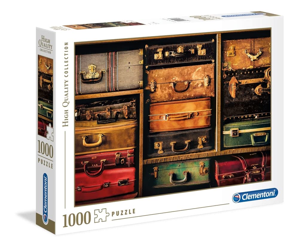 Clementoni 39423 Clementoni-39423-Hq Collection-Travel-1000 Pieces, Multi-Colour