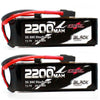 CNHL 2200mAh 3S Lipo Battery 30C 11.1V lipo Battery with XT60 for RC Airplane RC Quadcopter RC Evader BX Car RC Truggy RC Truck