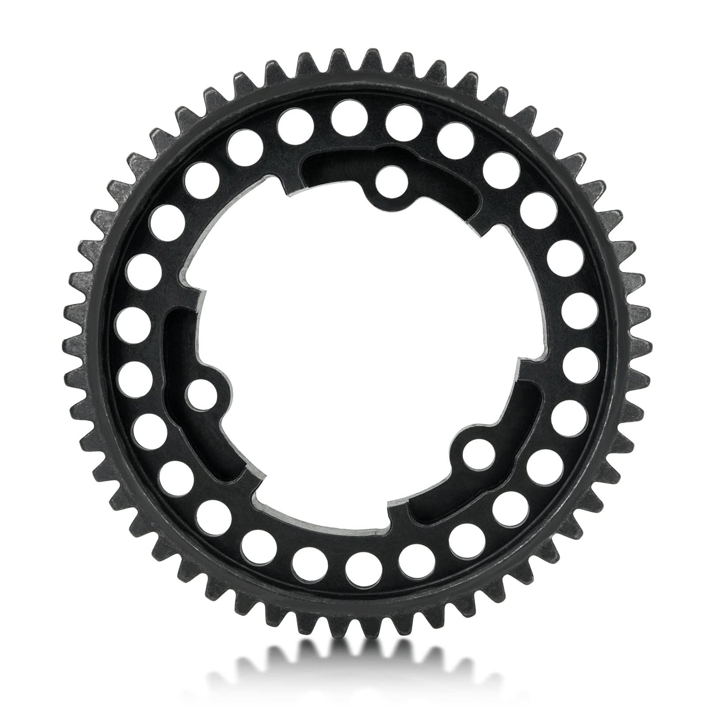 6448 Hot Racing 45#Steel 54T 1 Mod Hardened Steel Spur Gear for Traxxas 1/10 E-Revo 2.0 VXL 1/5 X-Maxx Maxx 1/7 XO-1 (54T)