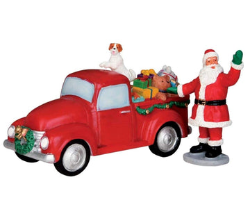 Lemax Village Collection Santa'S Truck Set Of 2# 53219