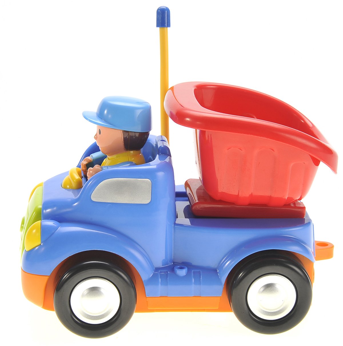 Az Trading & Import Mc12Dr Cartoon R/C Construction Car For Kids Blue